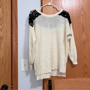 Cream sweater
